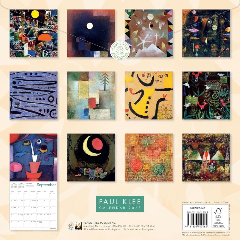 Paul Klee 2027 Wall Calendar First Alternate Image