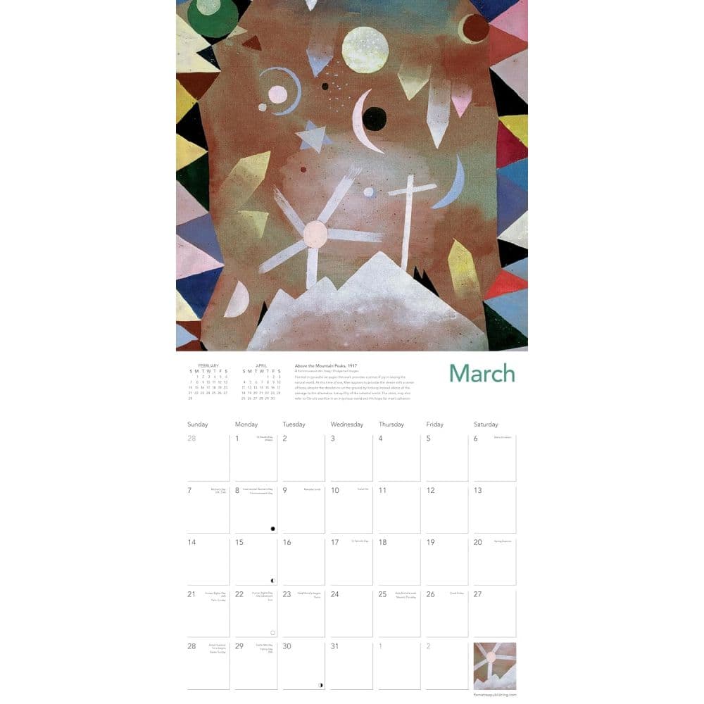 Paul Klee 2027 Wall Calendar Second Alternate Image