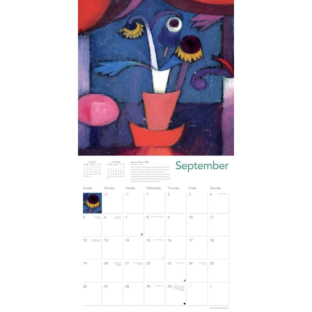 Paul Klee 2027 Wall Calendar Third Alternate Image