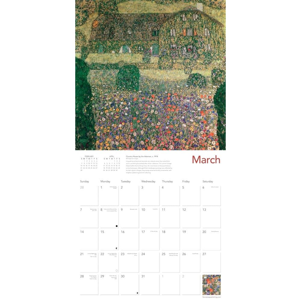 Klimt Landscapes 2027 Wall Calendar Second Alternate Image