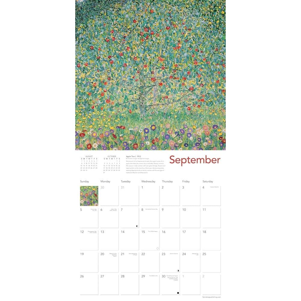 Klimt Landscapes 2027 Wall Calendar Third Alternate Image