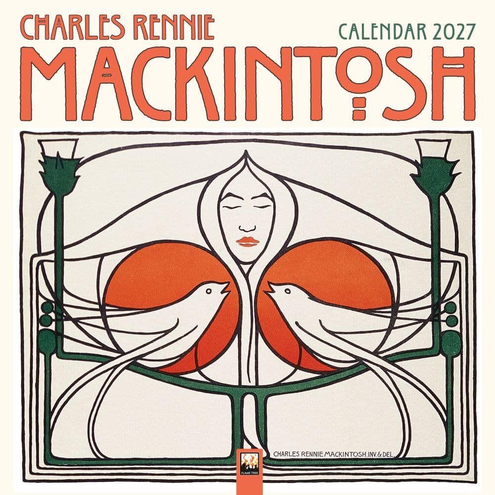 image Charles Rennie Mackintosh 2027 Wall Calendar Main Product Image