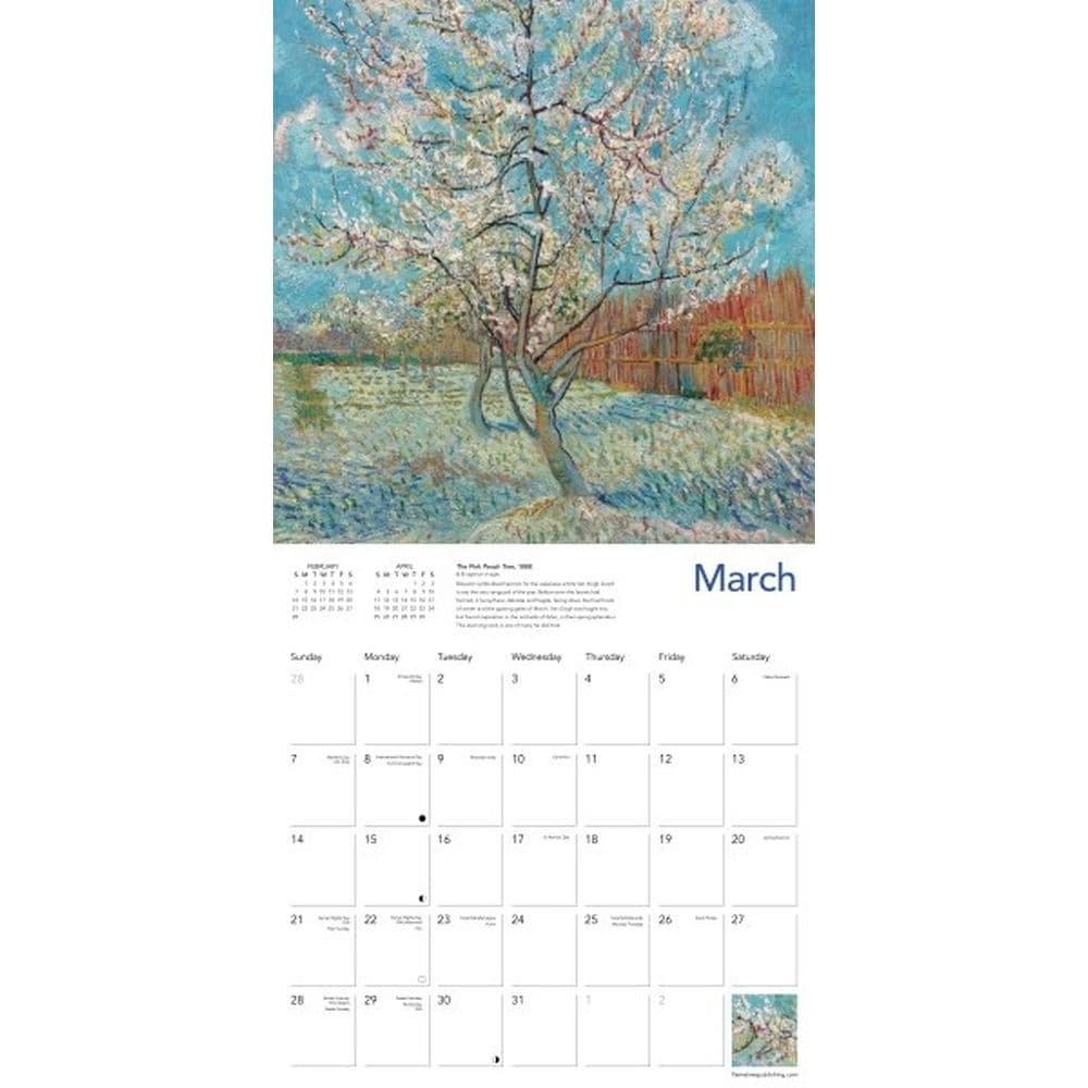 Van Gogh Landscapes 2027 Wall Calendar Second Alternate Image