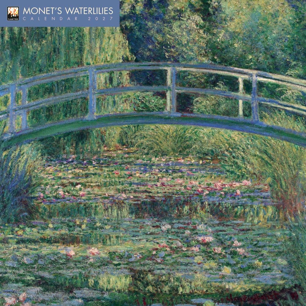 Monets Waterlilies 2027 Wall Calendar Main Product Image