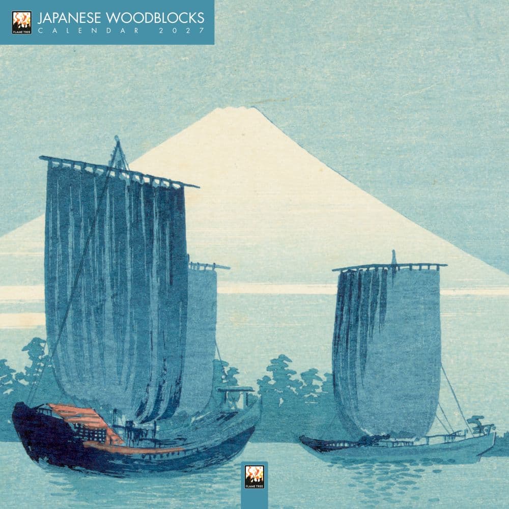 Japanese Woodblocks 2027 Wall Calendar Main Product Image