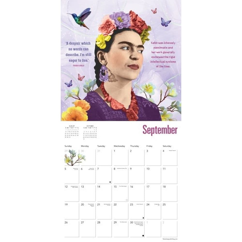 Frida Kahlo Life of an Icon 2027 Wall Calendar Third Alternate Image