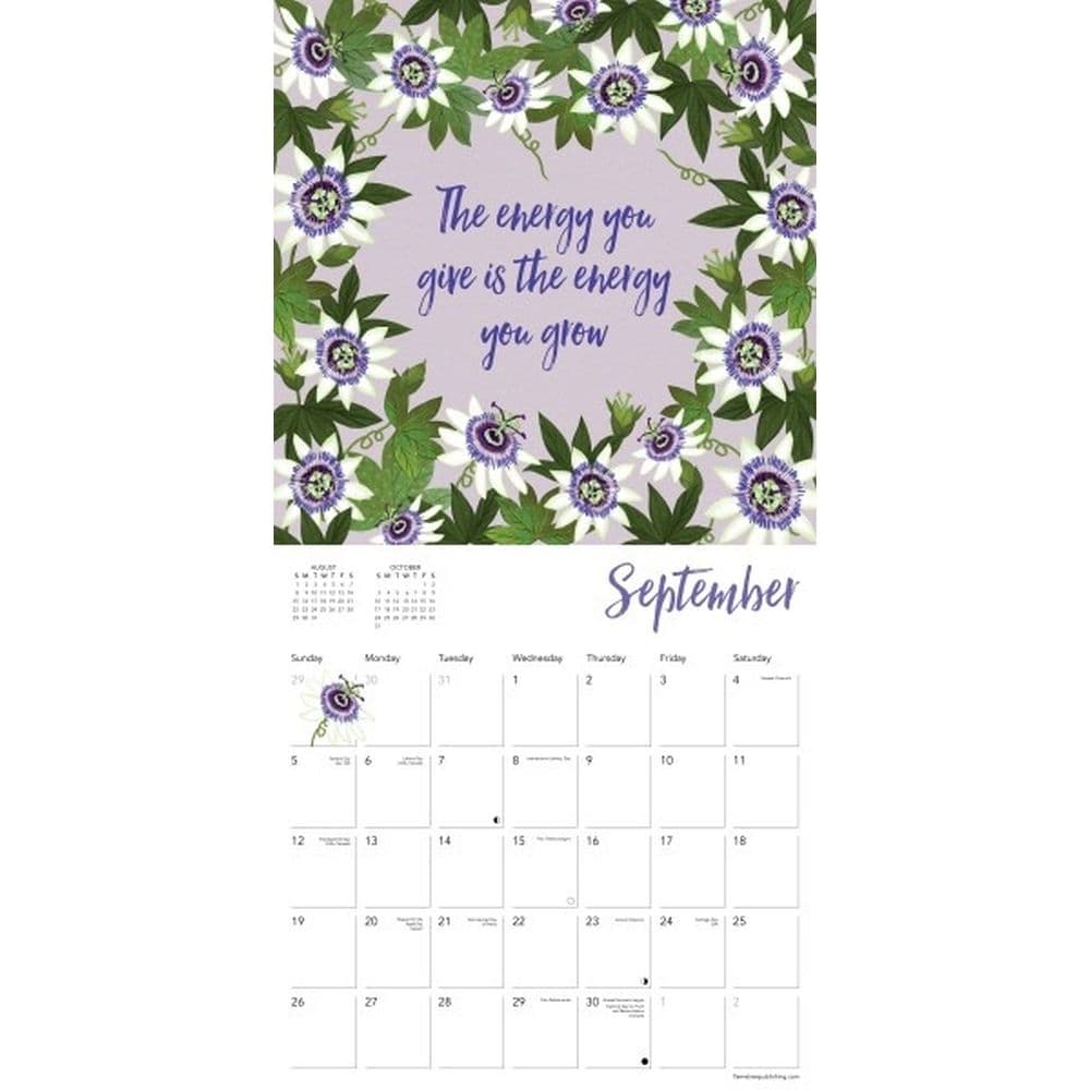 A Year of Lovely Quotes 2027 Wall Calendar Third Alternate Image