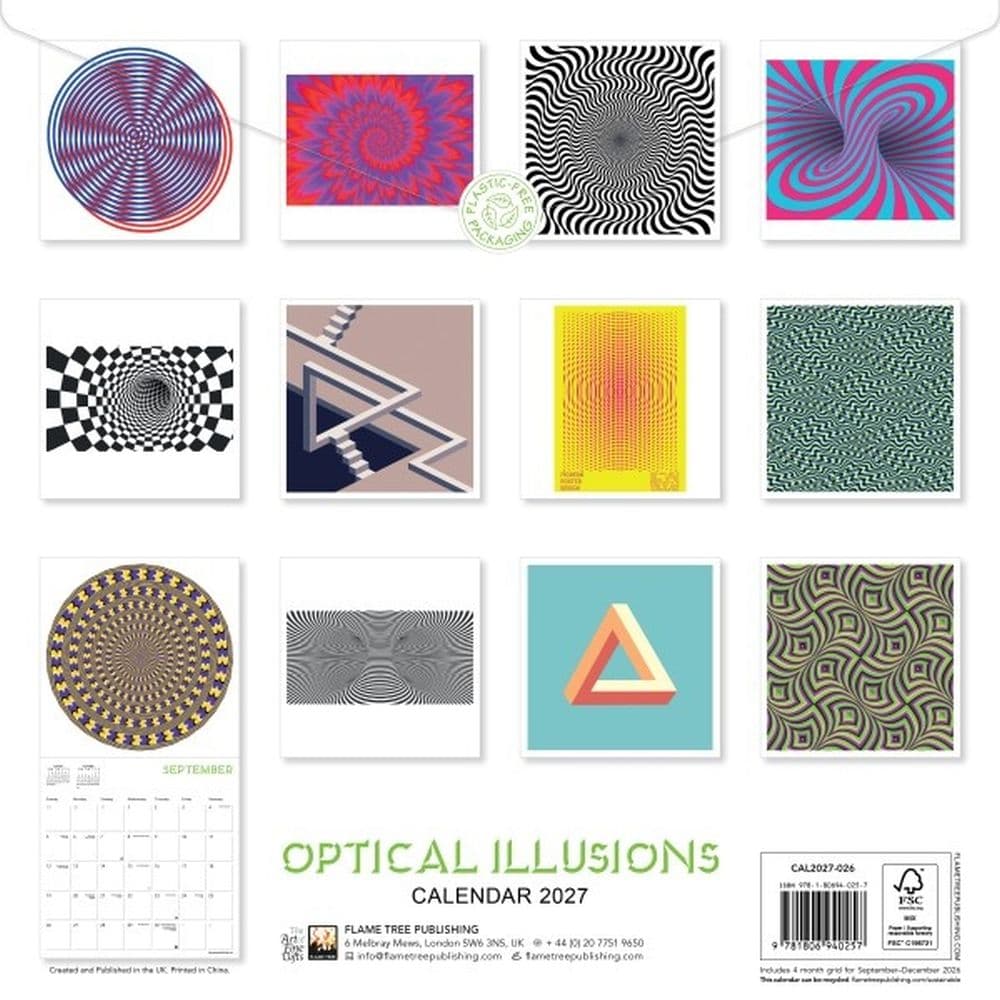 Optical Illusions 2027 Wall Calendar First Alternate Image
