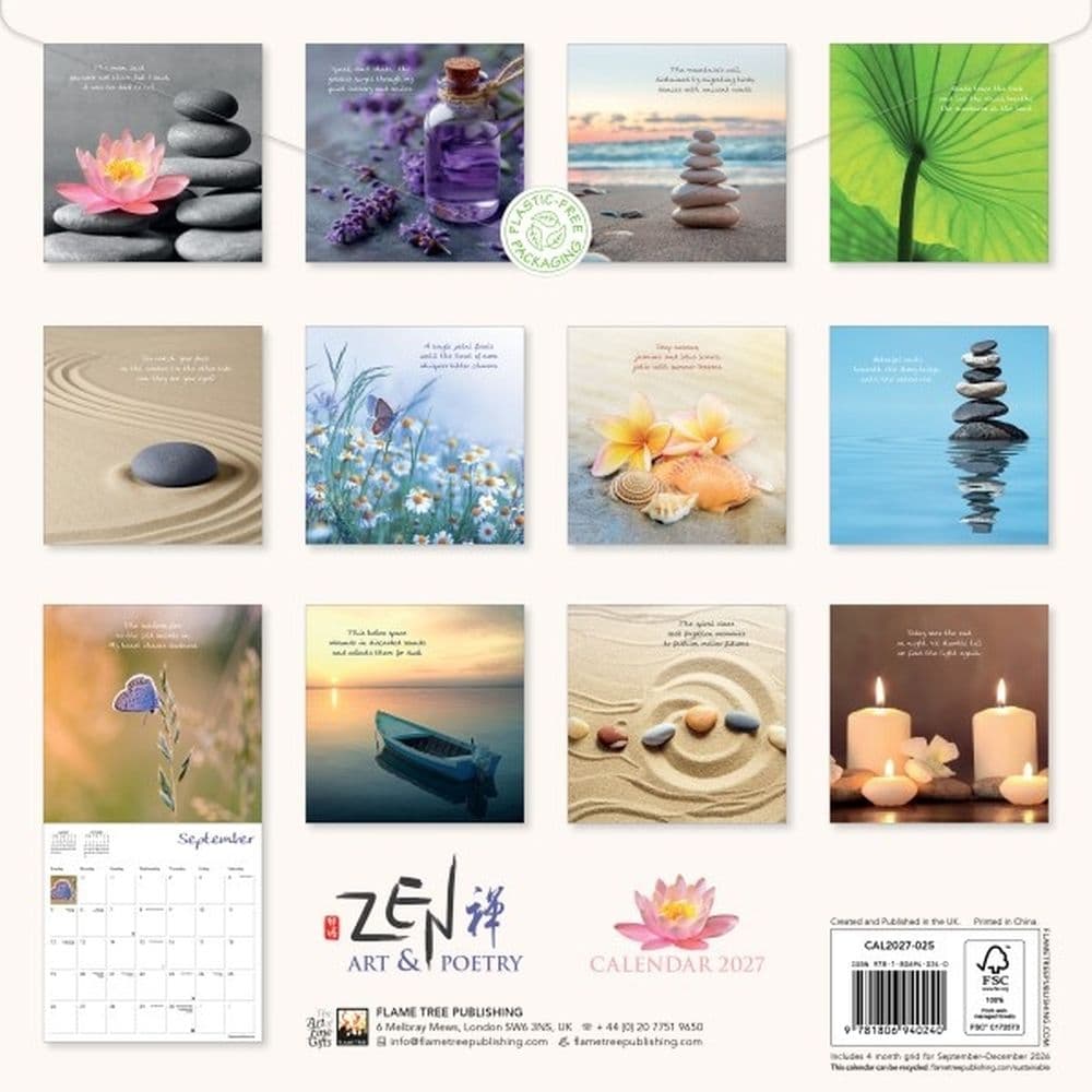 Zen Art and Poetry 2027 Wall Calendar First Alternate Image