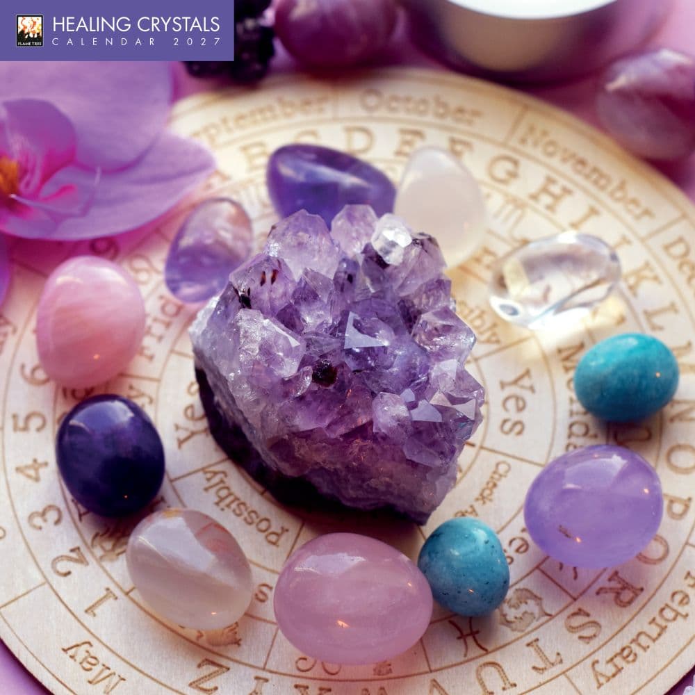 Healing Crystals 2027 Wall Calendar Main Product Image