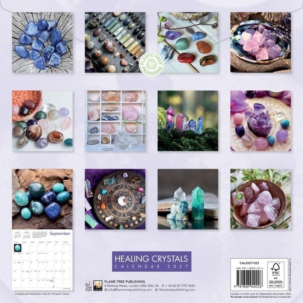 Healing Crystals 2027 Wall Calendar First Alternate Image