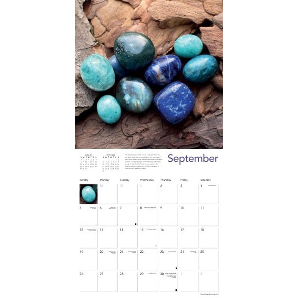 Healing Crystals 2027 Wall Calendar Third Alternate Image