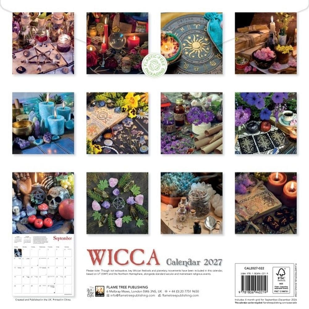 Wicca 2027 Wall Calendar