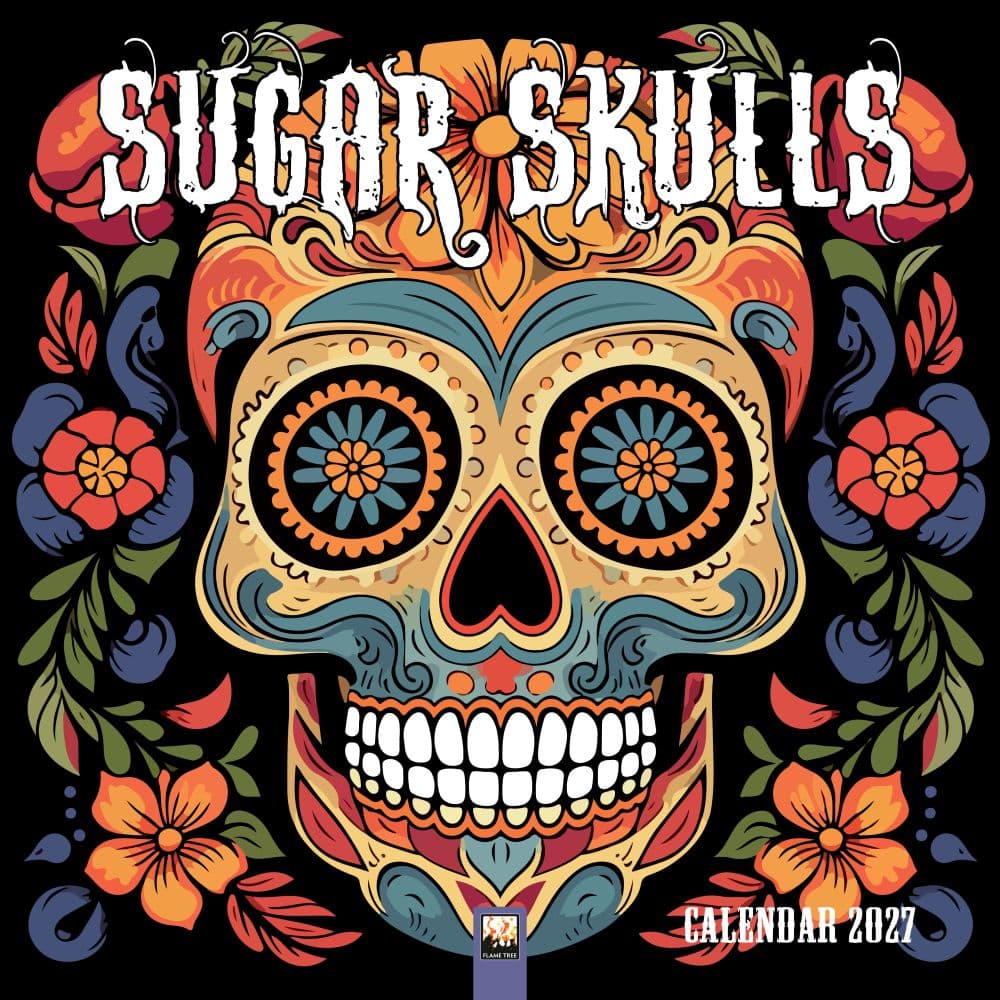 image Sugar Skulls 2027 Wall Calendar Main Product Image