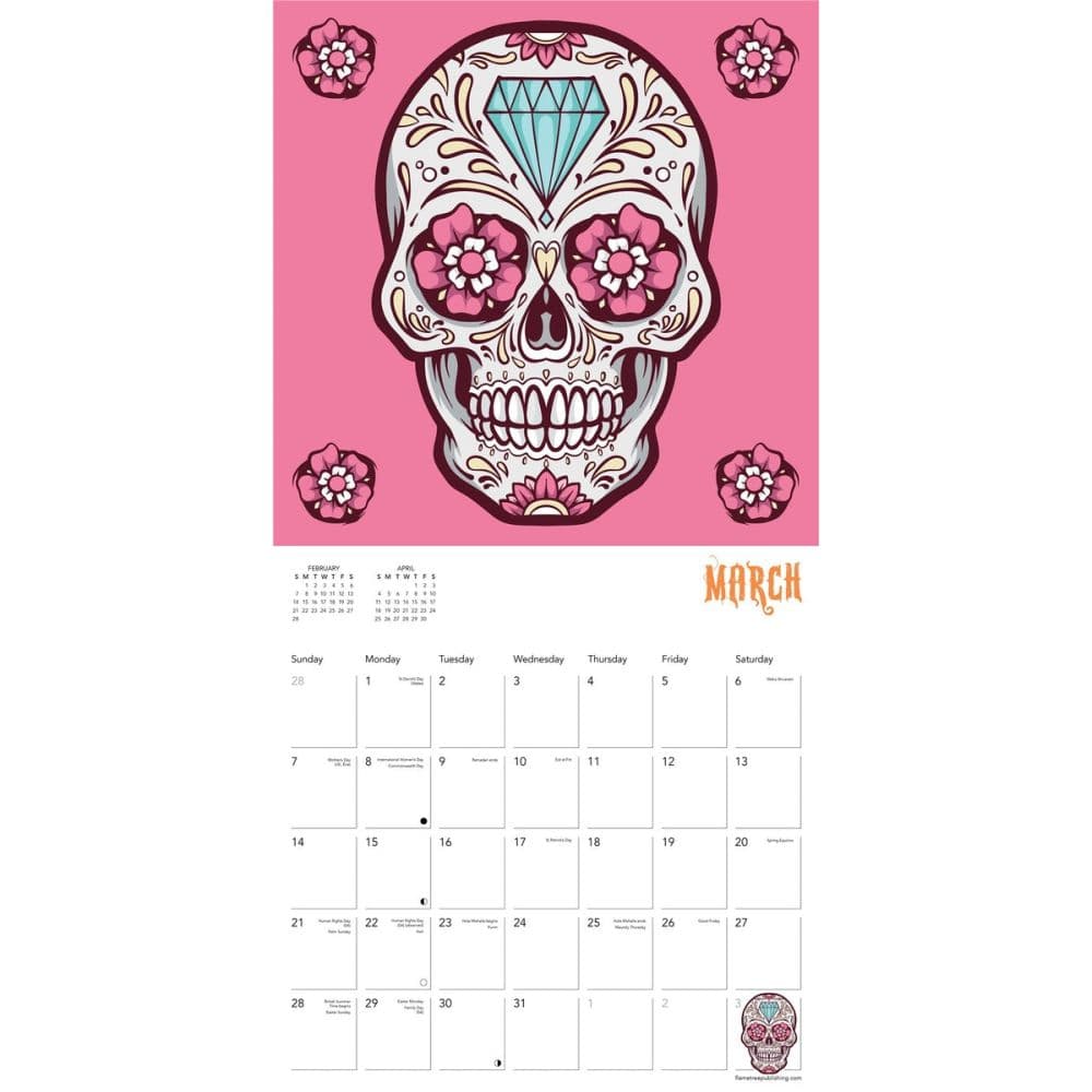 Sugar Skulls 2027 Wall Calendar Second Alternate Image