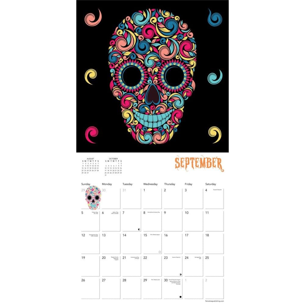 Sugar Skulls 2027 Wall Calendar Third Alternate Image