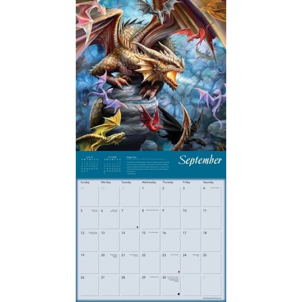 Dragons by Anne Stokes 2027 Wall Calendar Third Alternate Image