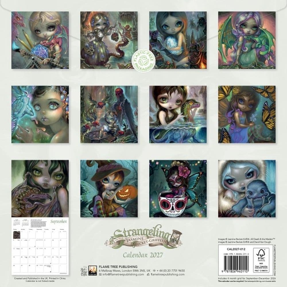 Strangeling by Jasmine Becket-Griffith 2027 Wall Calendar First Alternate Image