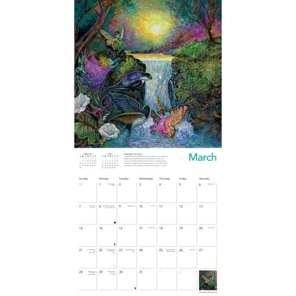 Celestial Journeys by Josephine Wall 2027 Wall Calendar Second Alternate Image