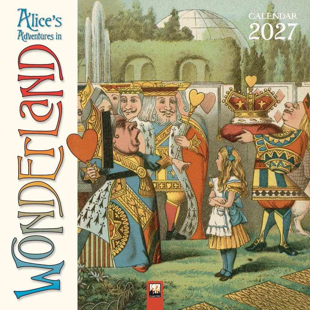 Alices Adventures In Wonderland 2027 Wall Calendar Main Product Image