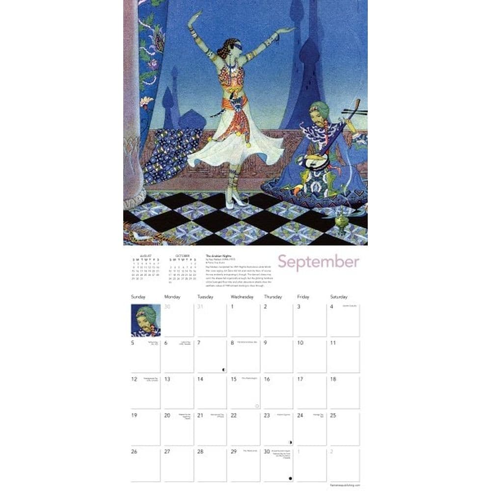 Art Deco Fairytales 2027 Wall Calendar Third Alternate Image