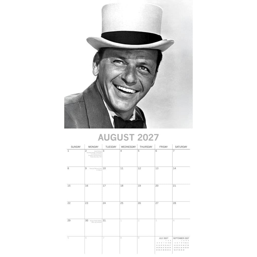 Frank Sinatra 2027 Wall Calendar Second Alternate Image