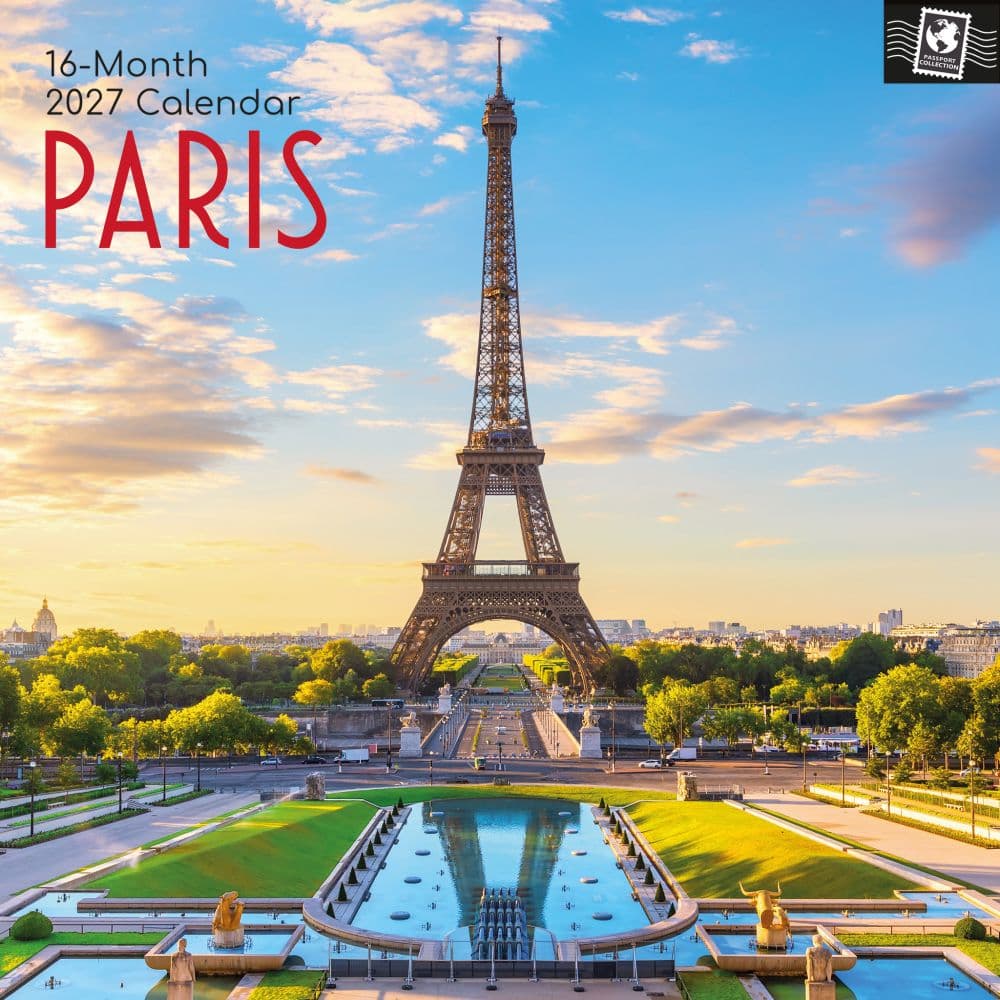 image Paris 2027 Wall Calendar Main Product Image