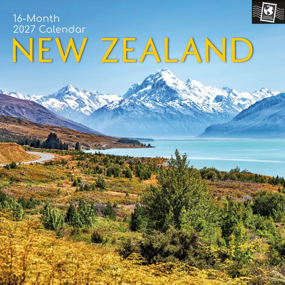 New Zealand 2027 Wall Calendar