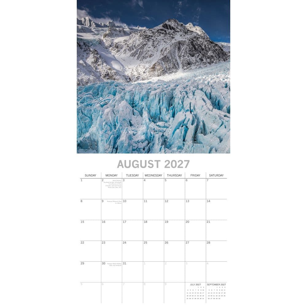 New Zealand 2027 Wall Calendar Second Alternate Image