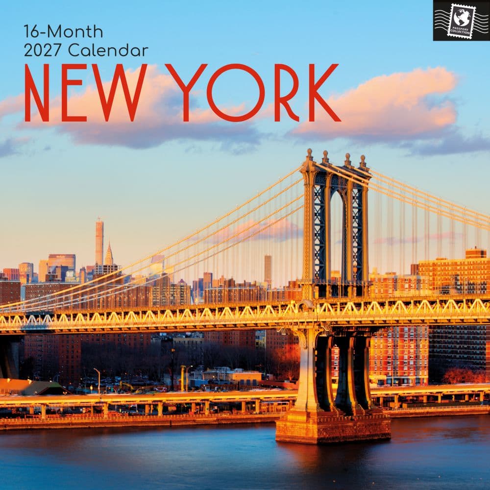 image New York 2027 Wall Calendar Main Product Image