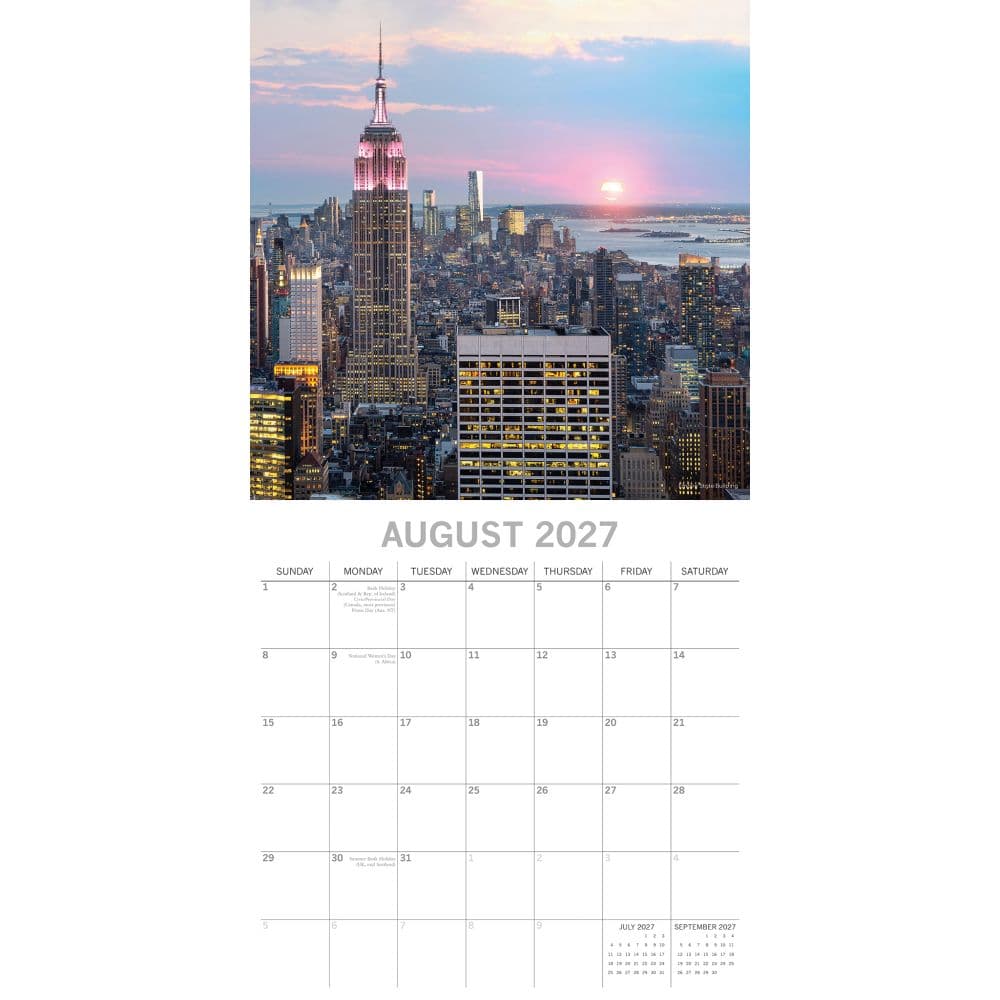 New York 2027 Wall Calendar Second Alternate Image