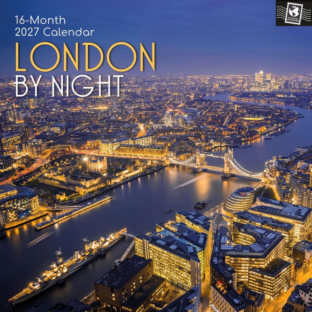 image London by Night 2027 Wall Calendar Main Product Image