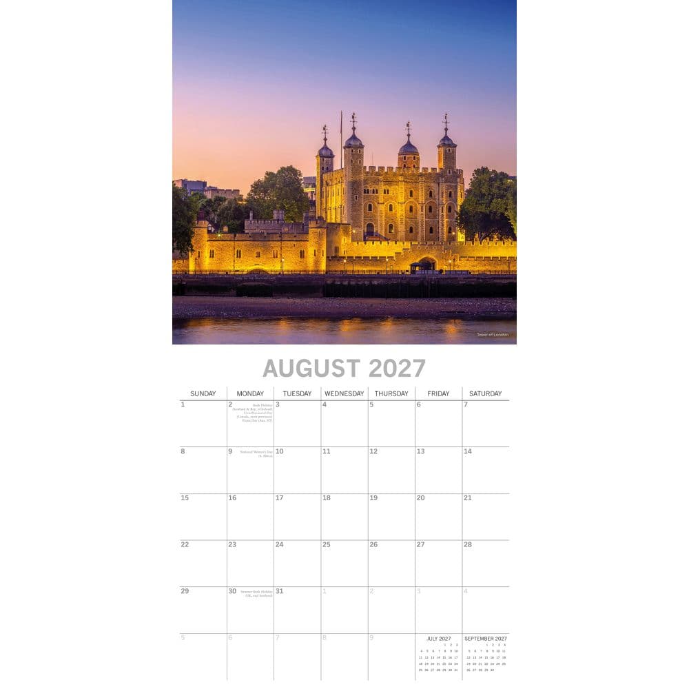 London by Night 2027 Wall Calendar Second Alternate Image