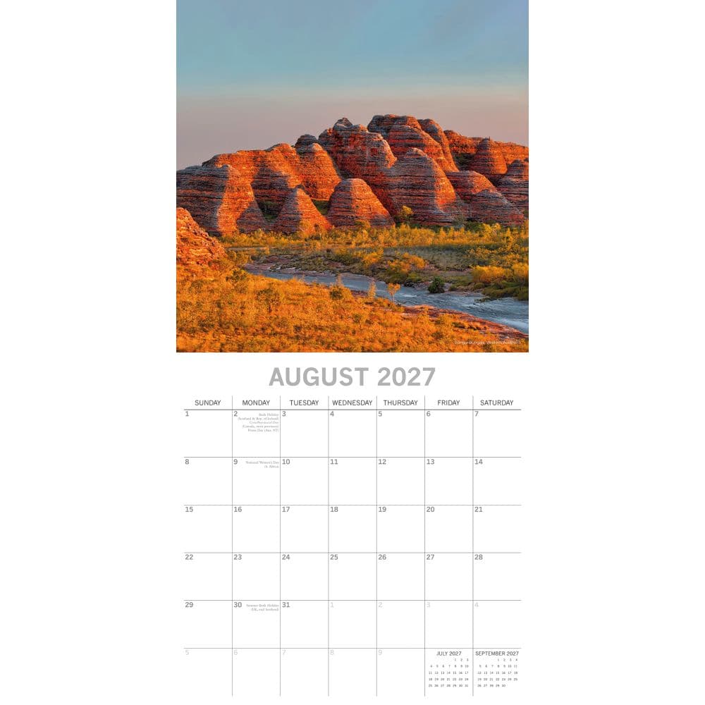 Landmarks of Australia 2027 Wall Calendar Second Alternate Image