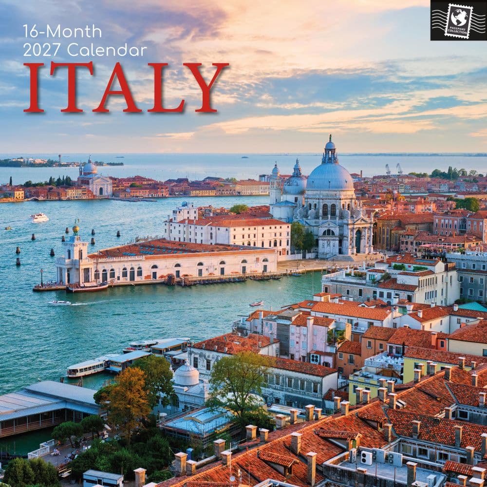 Italy 2027 Wall Calendar Main Product Image