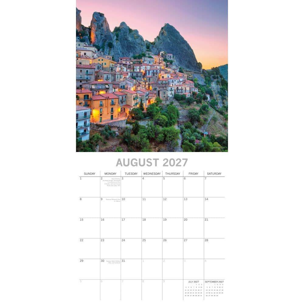 Italy 2027 Wall Calendar Second Alternate Image