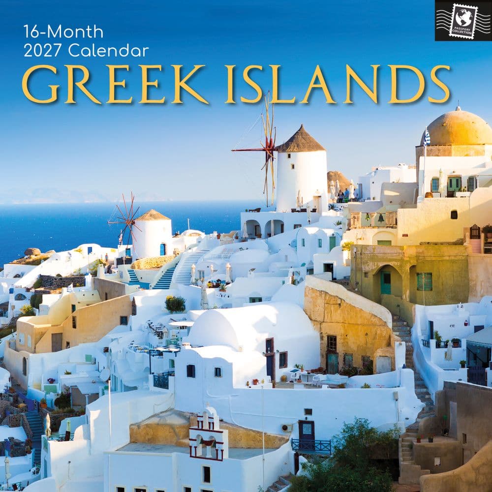 image Greek Islands 2027 Wall Calendar Main Product Image