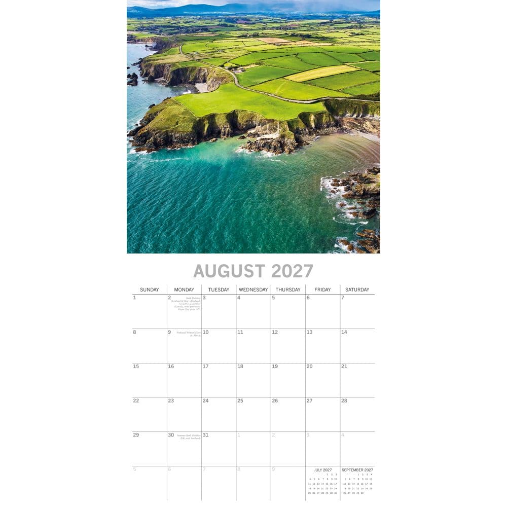 Coastlines of Ireland 2027 Wall Calendar Second Alternate Image