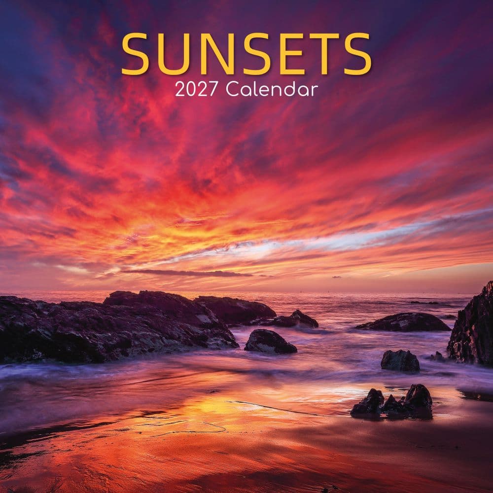 Sunsets 2027 Wall Calendar Main Product Image
