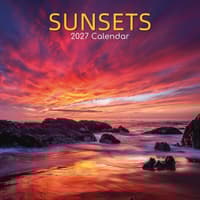 image Sunsets 2027 Wall Calendar Main Product Image