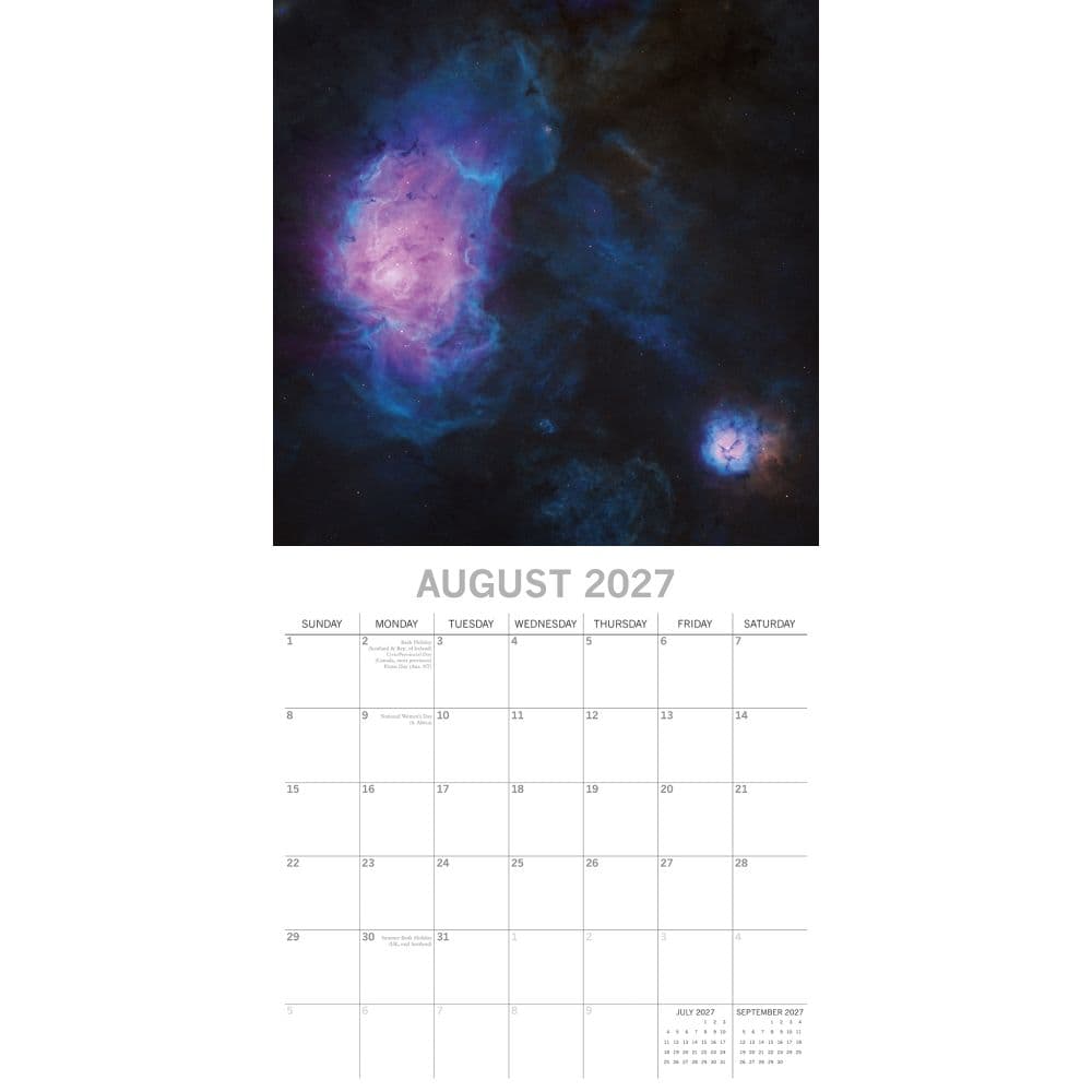 Space 2027 Wall Calendar Second Alternate Image