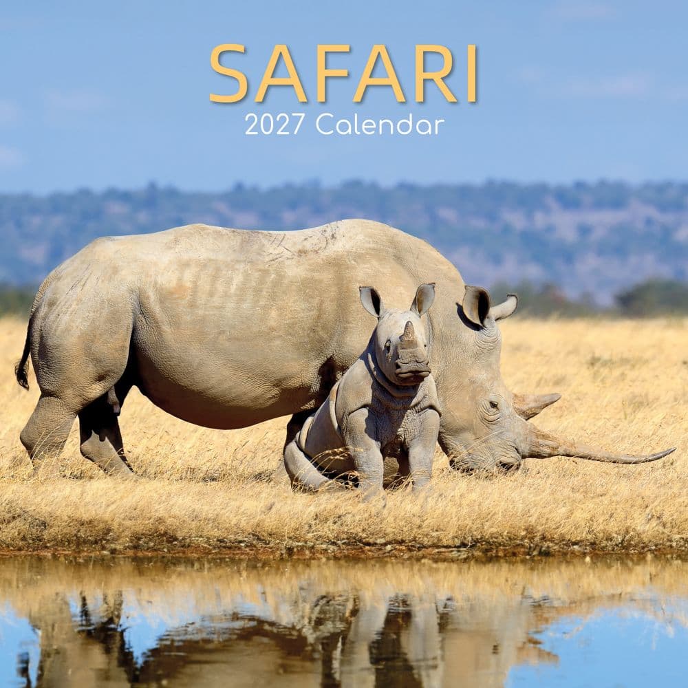 Safari 2027 Wall Calendar Main Product Image