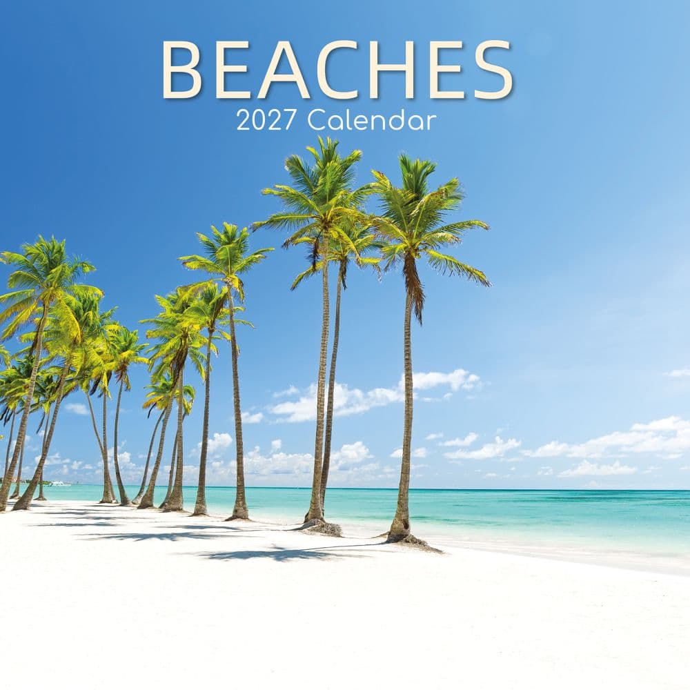 image Beaches 2027 Wall Calendar Main Product Image