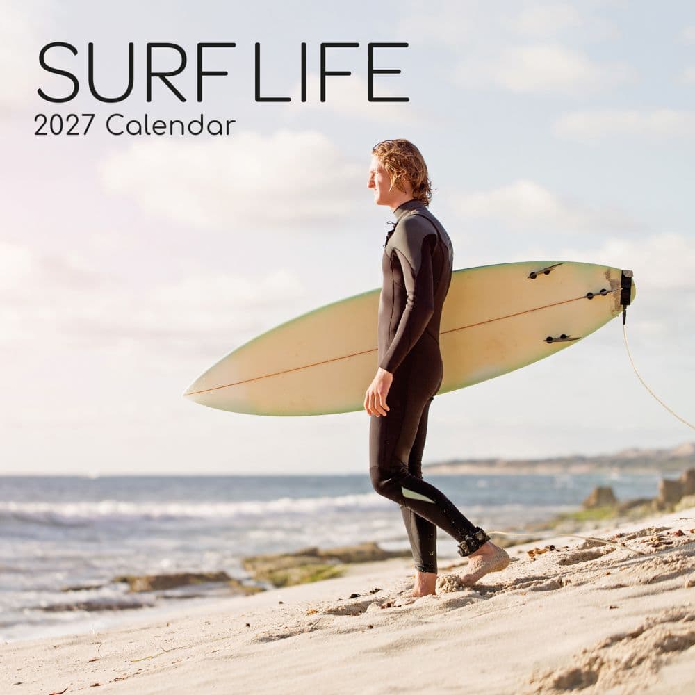 Surf Life 2027 Wall Calendar Main Product Image