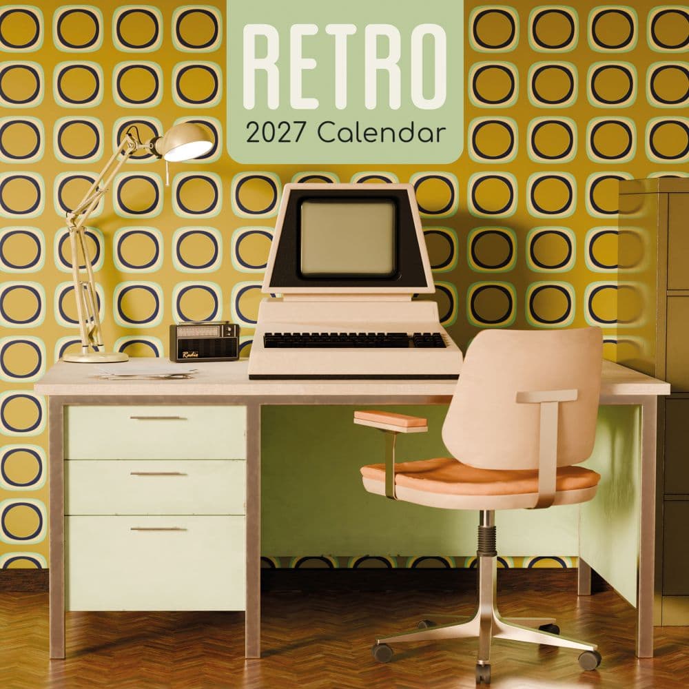Retro 2027 Wall Calendar Main Product Image