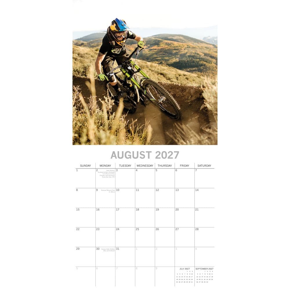 Mountain Biking 2027 Wall Calendar Second Alternate Image