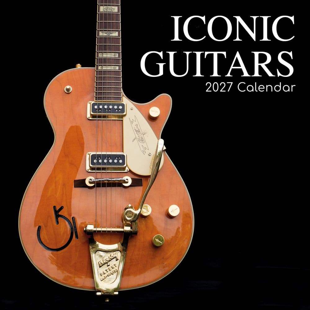 Iconic Guitars 2027 Wall Calendar Main Product Image