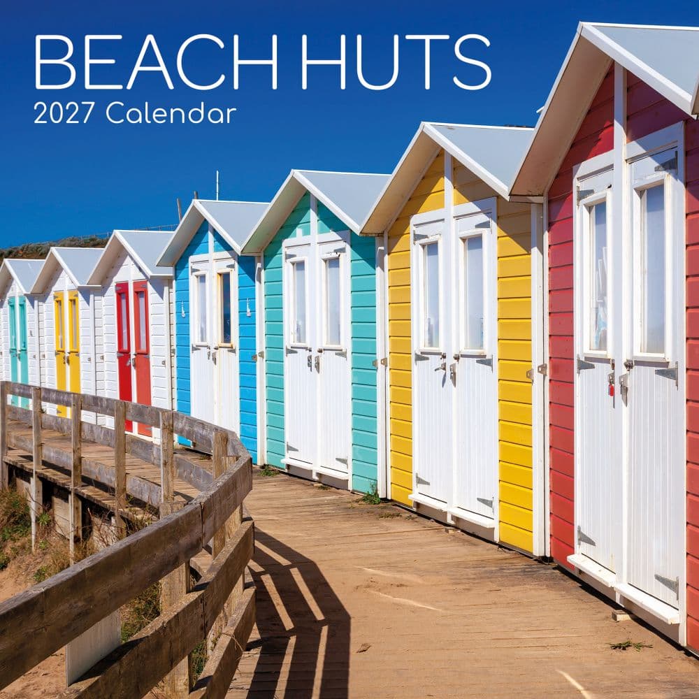 image Beach Huts 2027 Wall Calendar Main Product Image