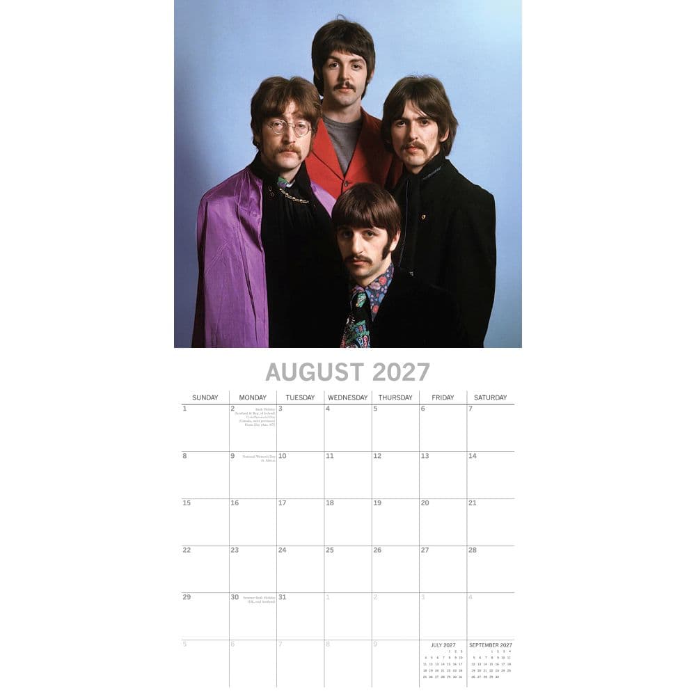 The Beatles 2027 Wall Calendar Second Alternate Image