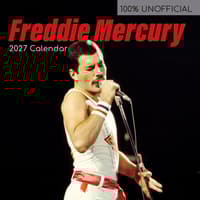 image Freddie Mercury 2027 Wall Calendar Main Product Image